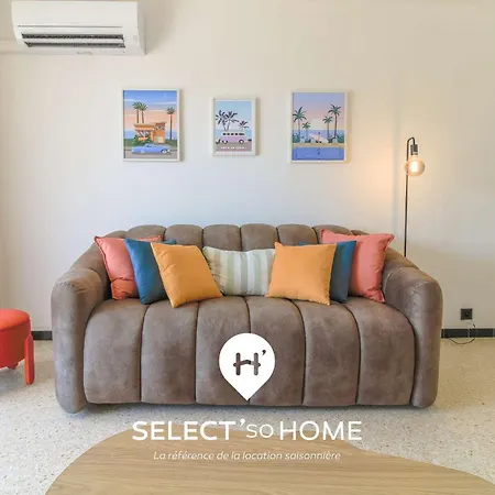 Select'Sohome - Appartement Pour 4 Avec Vue Mer Et Piscine A La Faviere ! - Anglade 公寓