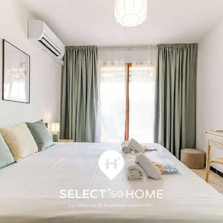 Select'Sohome - Appartement Pour 4 Avec Vue Mer Et Piscine A La Faviere ! - Anglade 公寓 博尔马斯·莱斯·米默萨斯